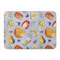 "Caroline's Treasures Assortment of Cheeses Floor Mat, 19"" H x 27"" W, Multicolor"