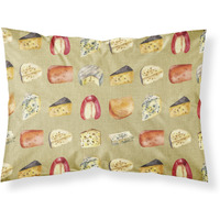"Caroline's Treasures Cheeses Pillowcase, Standard, Multicolor"