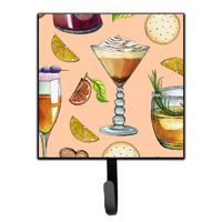 "Caroline's Treasures Drinks and Cocktails Peach Wall Hook, Small, Multicolor"