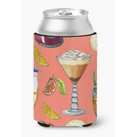 "Caroline's Treasures Drinks & Cocktails Salmon Can or Bottle Hugger, Can Hugger, Multicolor"