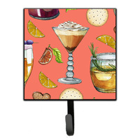 "Caroline's Treasures Drinks and Cocktails Salmon Wall Hook, Small, Multicolor"