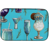 "Caroline's Treasures Drinks And Cocktails Dish Drying Mat, 14"" x 21"""