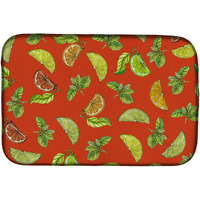 "Caroline's Treasures Lemons Dish Drying Mat, 14"" x 21"""