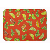 "Caroline's Treasures Lemons, Limes and Oranges Floor Mat, 19"" H x 27"" W, Multicolor"