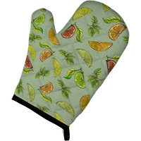 "Caroline's Treasures BB5206OVMT Lemons, Limes & Oranges Oven Mitt, 12"" H x 8.5"" W, Multicolor"