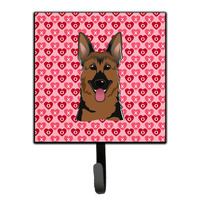 "Caroline's Treasures German Shepherd Hearts Wall Hook, Small, Multicolor"