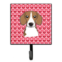 "Caroline's Treasures Beagle Hearts Wall Hook, Small, Multicolor"