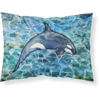 "Caroline's Treasures Killer Whale Orca #2 Pillowcase, Standard, Multicolor"