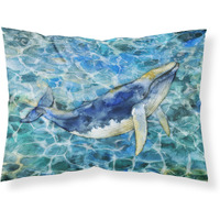 "Caroline's Treasures Humpback Whale Pillowcase, Standard, Multicolor"