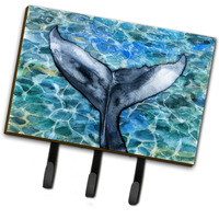 "Caroline's Treasures Whale Tail Wall Hook, Triple"