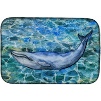 "Caroline's Treasures Humpback Whale Dish Drying Mat, 14 x 21"