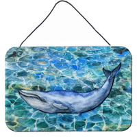 "Caroline's Treasures Humpback Whale Metal Print, 8 H x 12 W"