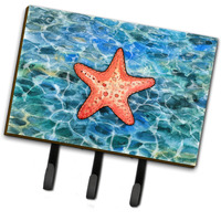 "Caroline's Treasures Starfish Wall Hook, Triple"