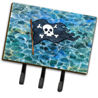 "Caroline's Treasures Pirate Flag Wall Hook, Triple"