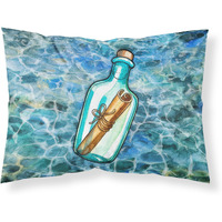 "Caroline's Treasures Messag in a Bottle Pillowcase, Standard, Multicolor"