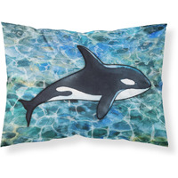 "Caroline's Treasures Killer Whale Orca Pillowcase, Standard, Multicolor"