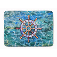 "Caroline's Treasures Steering Wheel Helm Floor Mat, 19 H x 27 W, Multicolor"
