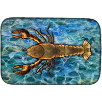 "Caroline's Treasures Lobster Dish Drying Mat, 14 x 21"