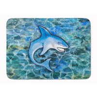 "Caroline's Treasures Shark Floor Mat, 19 H x 27 W, Multicolor"