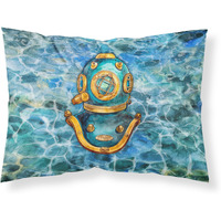 "Caroline's Treasures Deep Sea Diving Helmet Pillowcase, Standard, Multicolor"