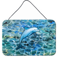 "Caroline's Treasures Dolphin Metal Print, 8 H x 12 W"