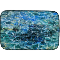 "Caroline's Treasures Hermit Crab Under Water Dish Drying Mat, 14"" x 21"", Multicolor"