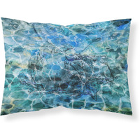 "Caroline's Treasures Hermit Crab Under water Pillowcase, Standard, Multicolor"