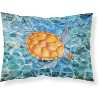 "Caroline's Treasures Sea Turtle Pillowcase, Standard, Multicolor"