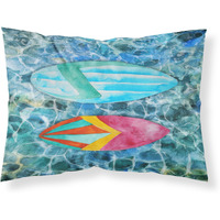 "Caroline's Treasures Surf Boards on the Water Pillowcase, Standard, Multicolor"