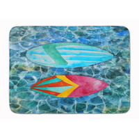 "Caroline's Treasures Surf Boards on the Water Floor Mat, 19 H x 27 W, Multicolor"