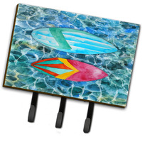"Caroline's Treasures Surf Boards on the Water Wall Hook, Triple, Multicolor"