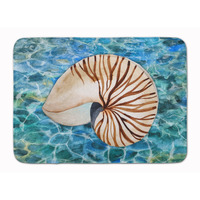 "Caroline's Treasures Sea Shell and Water Floor Mat, 19 H x 27 W, Multicolor"