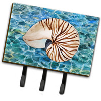 "Caroline's Treasures Sea Shell and Water Wall Hook, Triple, Multicolor"