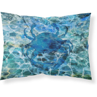 "Caroline's Treasures Blue Crab Under Water Pillowcase, Standard, Multicolor"