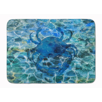"Caroline's Treasures Blue Crab Under Water Floor Mat, 19 H x 27 W, Multicolor"