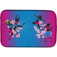 "Caroline's Treasures Hip Hop in Pink Blue Dish Drying Mat, 14"" x 21"""