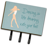 "Caroline's Treasures Dancing is Like Dreaming Wall Hook, Triple"