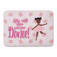 "Caroline's Treasures Ballet African American Pigtails Floor Mat, 19 H x 27 W, Multicolor"