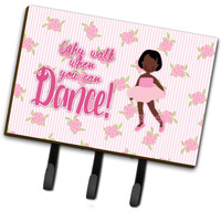 "Caroline's Treasures Ballet African American Short Hair Wall Hook, Triple"