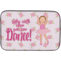 "Caroline's Treasures Ballet Brown Short Hair Dish Drying Mat, 14"" x 21"""