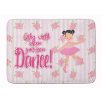 "Caroline's Treasures Ballet Pigtails Floor Mat, 19 H x 27 W, Multicolor"