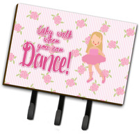 "Caroline's Treasures Ballet Long Blonde Hair Wall Hook, Triple, Multicolor"