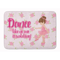 "Caroline's Treasures Ballet Dance Brunette Floor Mat, 19 H x 27 W, Multicolor"