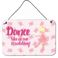 "Caroline's Treasures Ballet Dance Blonde Metal Print, 8 H x 12 W, Multicolor"