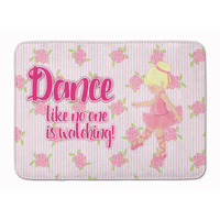 "Caroline's Treasures Ballet Dance Blonde Floor Mat, 19 H x 27 W, Multicolor"