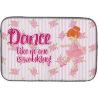 "Caroline's Treasures Ballet Dance Red Hair Dish Drying Mat, 14"" x 21"""