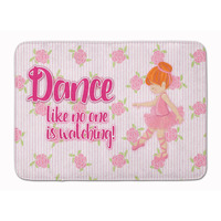 "Caroline's Treasures Ballet Dance Red Hair Floor Mat, 19 H x 27 W, Multicolor"