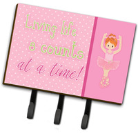 "Caroline's Treasures Ballet in 8 Counts Red Hair Wall Hook, Triple"