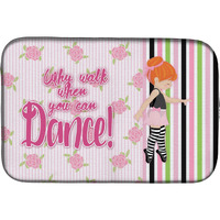"Caroline's Treasures Ballet Dance Stripes Red Hair Dish Drying Mat, 14"" x 21"""
