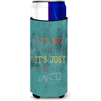 "Caroline's Treasures Wine Flu Michelob Ultra Hugger For Slim Cans, Multicolor"